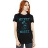 Disney Womens/Ladies Mickey Mouse Distressed Kick Mono Cotton Boyfriend T-Shirt