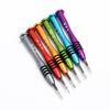 6Pcs Metal Precision Screwdriver Repair Kit with Pick Pry Tool for iPhone & All Cell Phones PR-660-1
