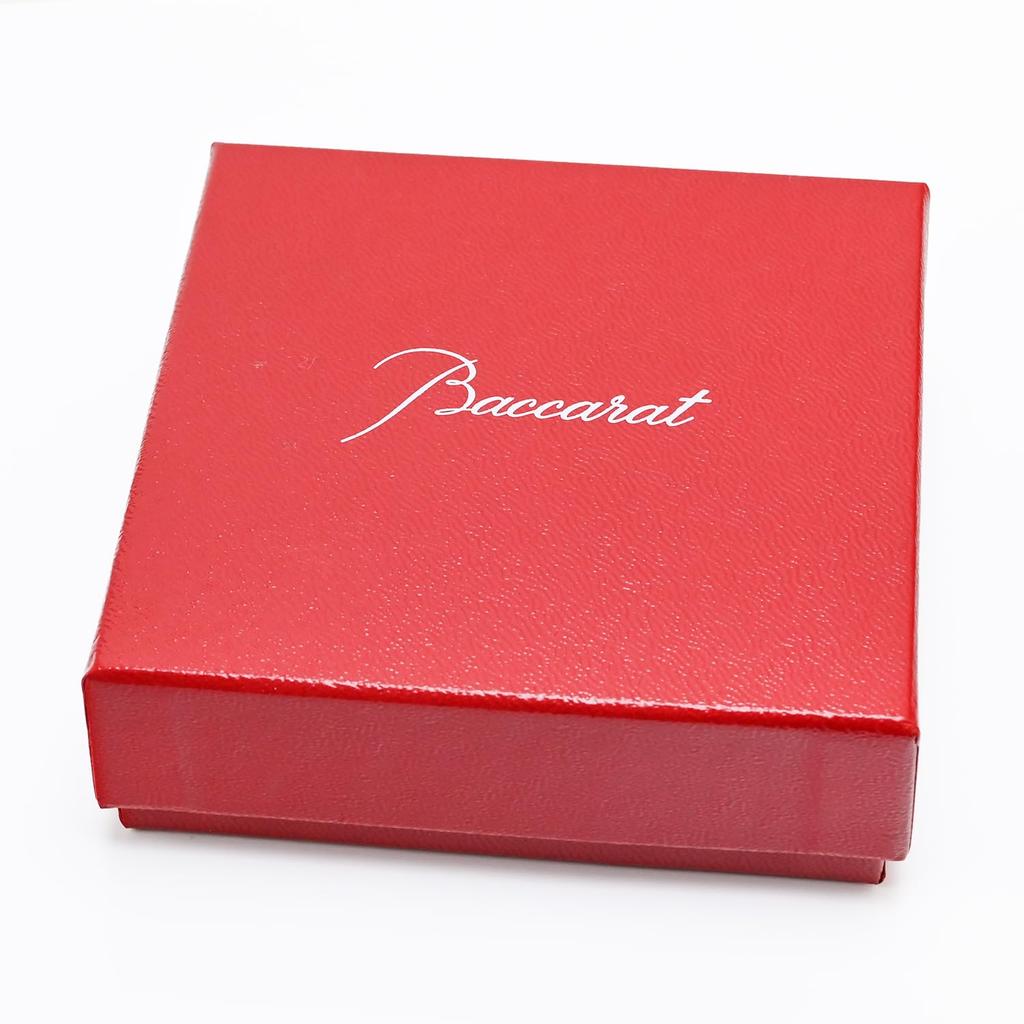 Baccarat Dice Set of 5 Jew Crystal Clear Red 2813755 [Item]