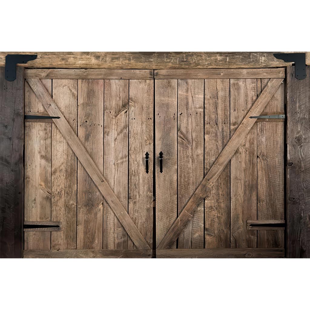 Barn Farm Birthday Backdrop Western Cowboy Photography Background Wood House Door Wild West Rodeo Party Decorations Girl Banner