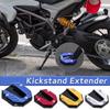 Боковая подставка для сиденья мотоцикла, удлинитель боковой подставки для ног, удлинитель для ног, опорная пластина для модифицированной опоры для ног велосипеда