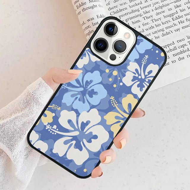 Тропический узор Алоха с Гибискусом Чехол для Телефона для iPhone 17 Air 16 15 11 13 14 Pro Max 12 Plus Max Fundas