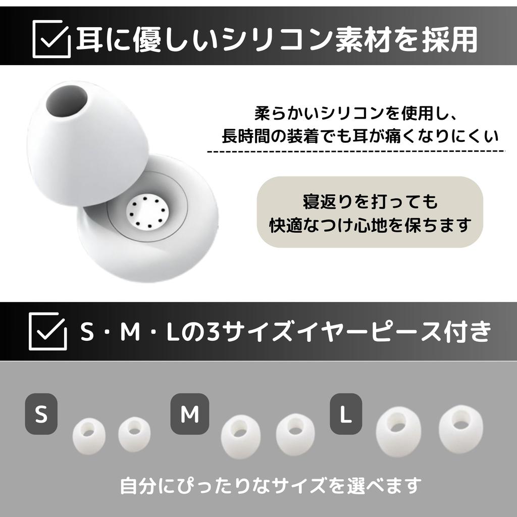 East Leaf Беруши для 28 дБ 3 типа насадок SML и чехол в комплекте Сон, Водонепроницаемые, Силиконовые, Защита от храпа, Гиперакузия, Самолет, Учеба,