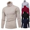 Autumn and Winter Men's Turtleneck Sweater Korean Version Slim-fit Men's Solid-color Pullover Bottoming Knitted Sweater