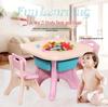 Children's Multifunctional Study Desk and Chair Set with Storage