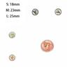18MM-25MM Three-dimensional Little Bee Buttons Gold Luxury Metal Buttons Fashionable Round Shank Buttons Cardigan Sweater