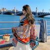 Scarf Women Winter Warm Scarves Vintage Bohemian Ethnic Style Art Shawl Wrap Beach Towel Tassels