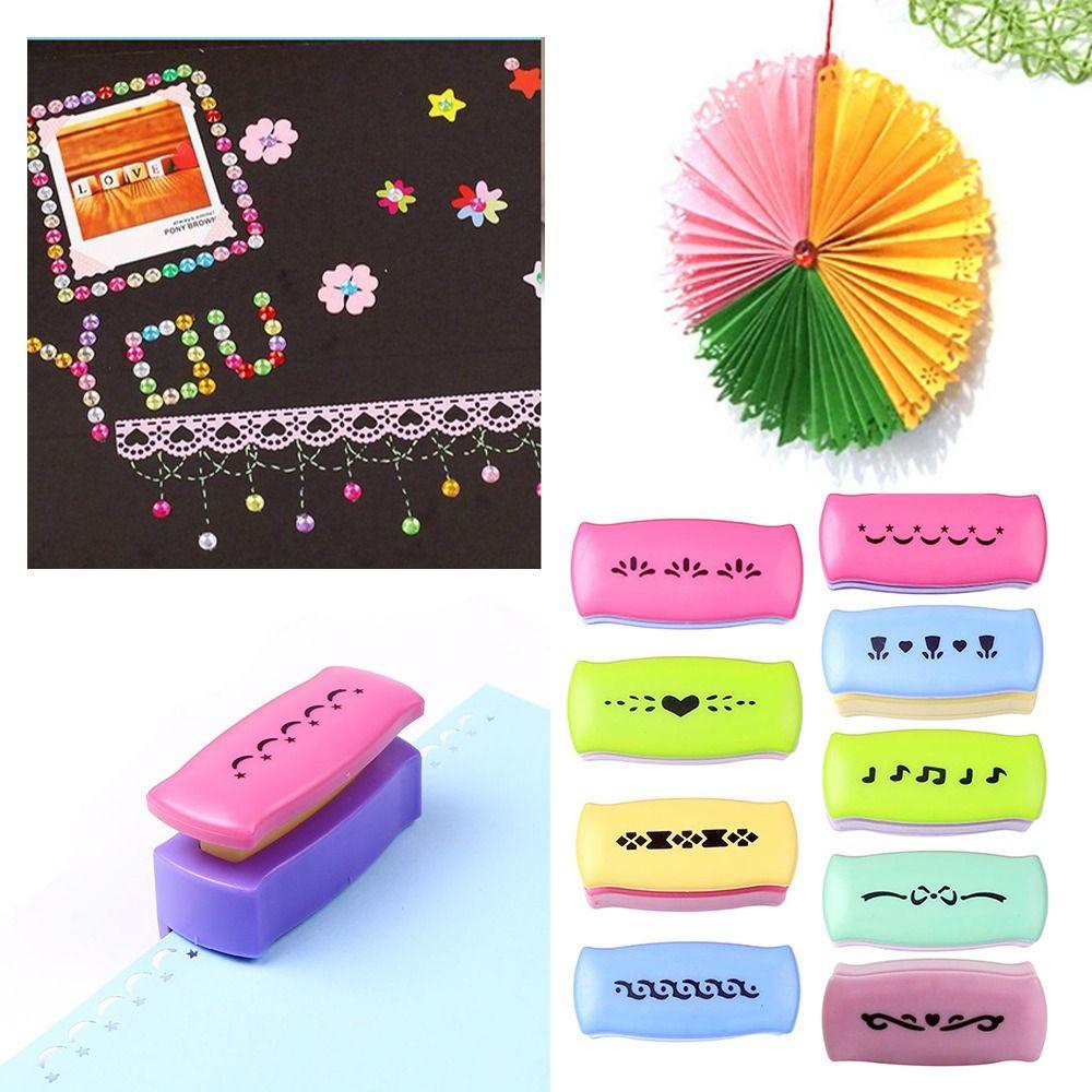 Paper Cutter Decorative Border Embossing Punch DIY Scrapbooking Fancy Border Punch S Flower Design