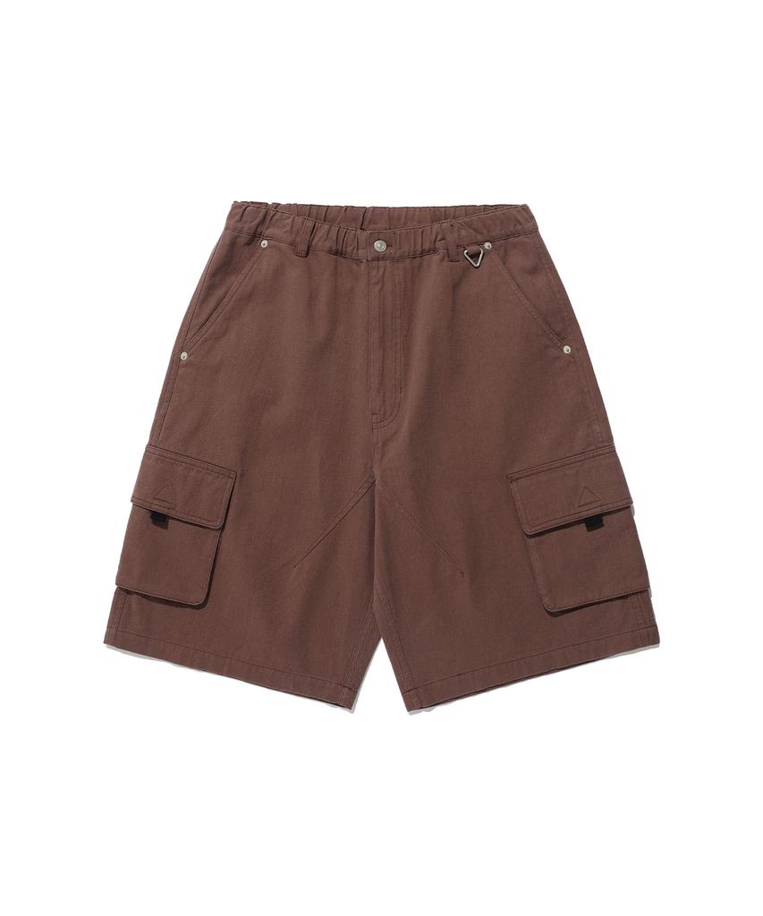 ISTKUNST Cargo Midi-Over Pants_Pinkbrown(Ik2Emmpa60A)