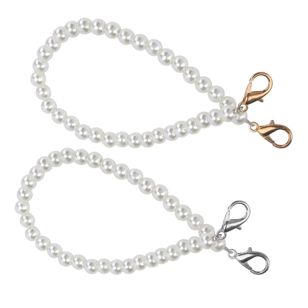 2pcs Bag Strap Silver Golden Replaceable Practical Purse Chain Accessories for Mobile Phones