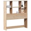 VidaXL Tête de lit avec rangement 90 cm bois massif de pin, tête de lit en bois, tête de lit avec rangement, tête de lit sur 855672