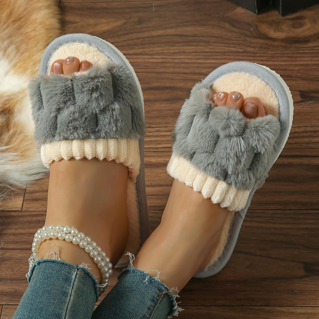 Women's Home Slippers Furry Slippers