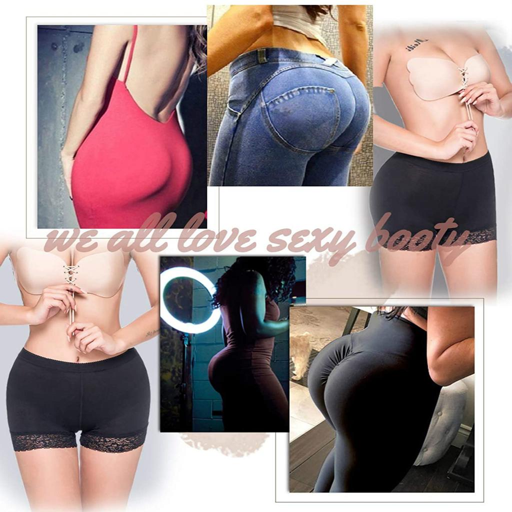 Женщины Body Shaper Ass Мягкие трусики для поднятия ягодиц Трусики для подъема бедер с подкладкой для задницы Нижнее белье Усилитель ягодиц Боксерские трусы Bum Push Up Boyshort