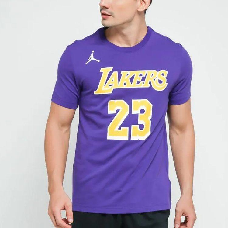 Jordan T Shirt Men's Garden Purple CV9987-551