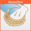 Artistic Alloy Vintage Necklace And Earring Set Casual Wear Accessories Clothing