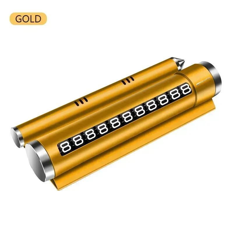 DQQ3 Car Temporary Parking Number Plate Aluminium Alloy Roller Adjustable Car Parking Plate For Mercedes Benz W211 W204 W210 CLA GLA