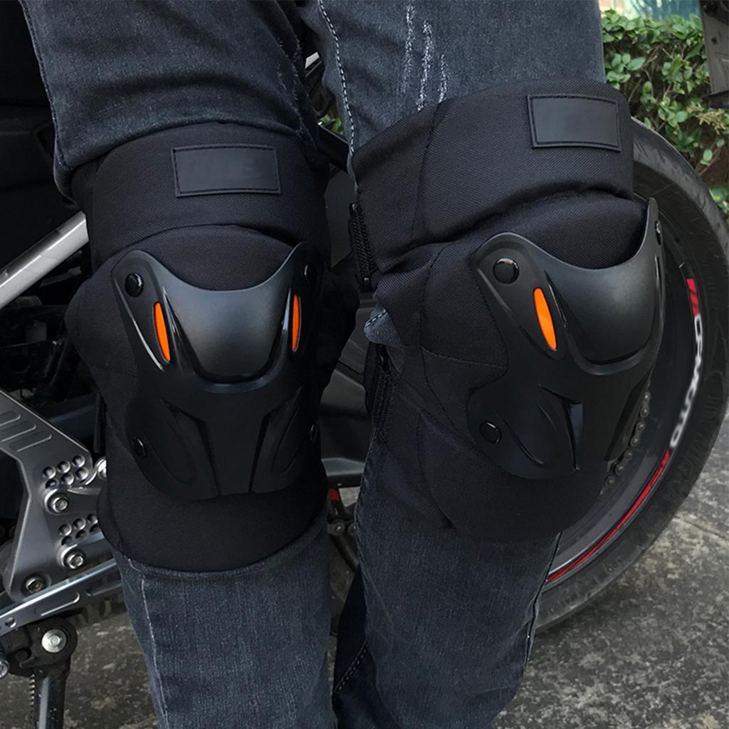 2 шт. наколенники для езды на мотоцикле, регулируемые мотоциклетные теплые налокотники, наколенники, устройство защиты от падения со светоотражающей полосой