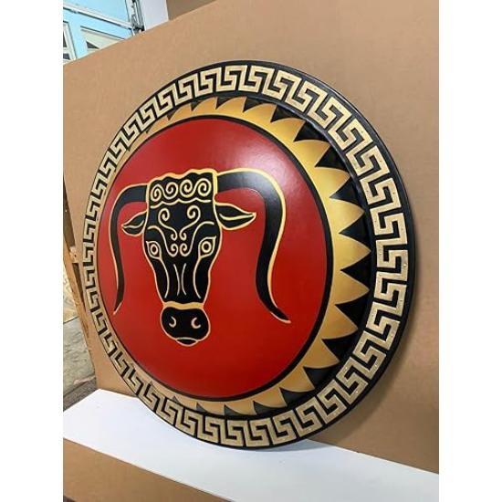 Медный бык, подлинный древнегреческий щит гоплита, средневековая ролевая игра, рождественский подарок