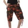 Summer Mens Cargo Shorts Camouflage Twill Chino Knee Length Pants Pockets Beach Pants