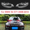 For BMW X6 E71 2008-2014 Car Front Headlight Cover Lens Glass Headlamps Transparent Lampshad Lamp Shell Masks