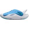 Aqua Swoosh Sandal GS Blue Beyond Dusty Cactus Kids Sneakers White FV6363-400