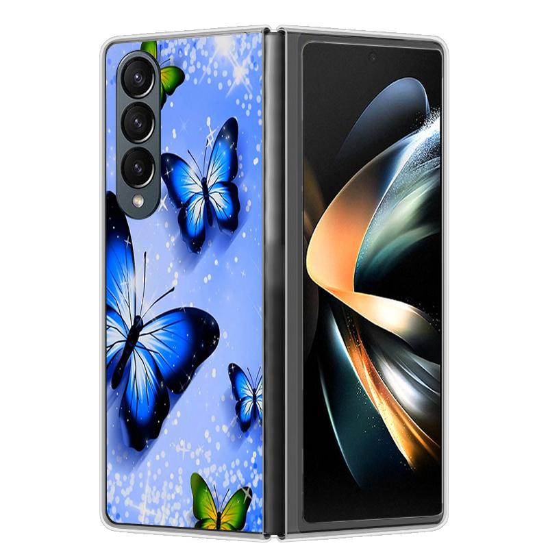 Чехол для Samsung Z Fold 4 ZFold 5 4 5G Жесткий прозрачный чехол для телефона для Samsung Galaxy Z Fold4 Fold5 Ударопрочный бампер Fundas