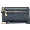 Women's Frosted Retro Long Wallet - Korean Style Multifunctional Clutch and Coin Purse