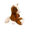 Long Tail Sitting Foal Plush Doll Simulation Cartoon Horse Stuffed Toy  Easter Gifts