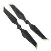 8743F Low Noise Folding Propellers Quick Release Blades for DJI Mavic2 RC DronesBlack Gold Edge