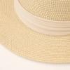 Элегантная соломенная шляпа от солнца во французском стиле, однотонная, с плоским верхом, для летнего пляжа, незаменимая вещь для женщин, идеально подходит для активного отдыха, садоводства и путешествий