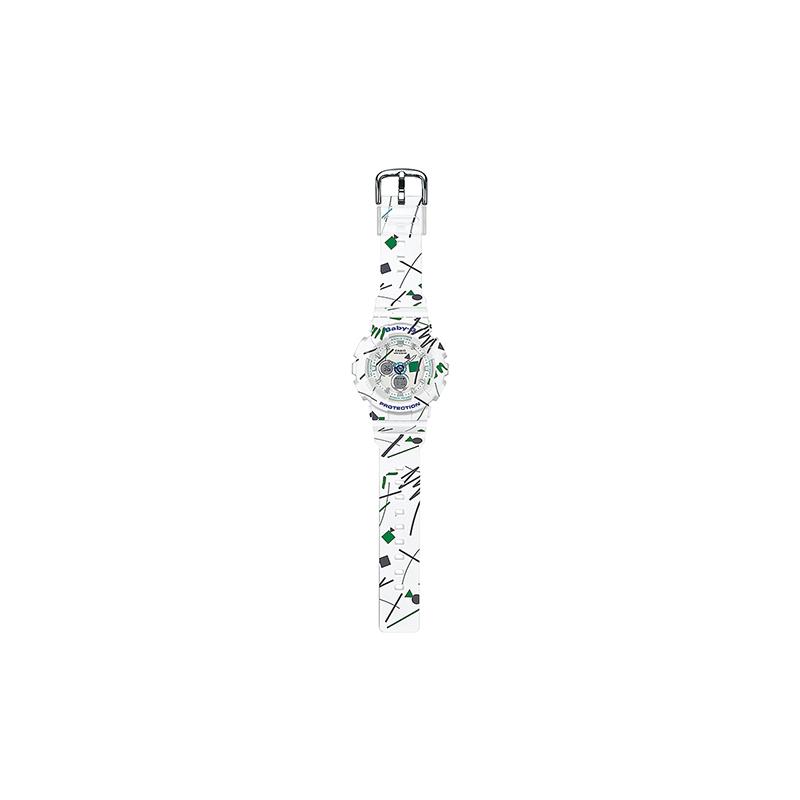 Casio CASIOBABY-G Серия Тематические Арт Спорт Универсальные Яркие Классические Стрелочные Большой Циферблат Двойной Дисплей Многофункциональные Водонепроницаемые Кварцевые BA-120SC-7A