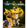 Jouet radiocommandé - LARGEIGHT - Transformers - Voiture Transformable Jaune - 2,4GHz - 6 ans et plus