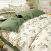 Thickened Brushed Four-piece Bedding Set for Home and Dormitory Use, Suitable for All Seasons, Autumn and Winter.