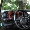 Декоративные наклейки на приборную панель автомобиля из АБС-пластика для Suzuki Jimny 2019, аксессуары для интерьера с принтом из углеродного волокна
