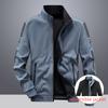 Мужские куртки, весенне-осенняя одежда, модные двусторонние хлопковые куртки, повседневные бейсбольные куртки, мужские куртки, мужская одежда