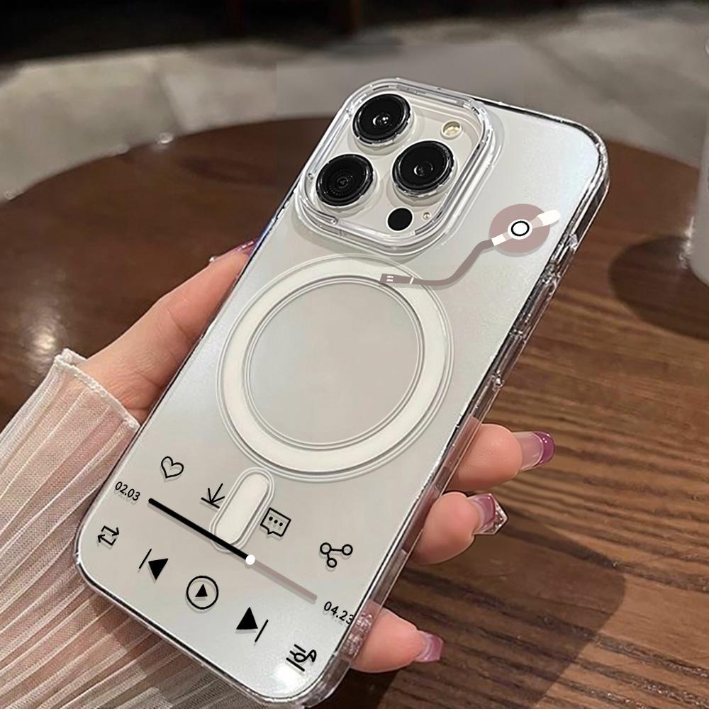 Магнитный чехол для телефона для iPhone 12 14 16 17 Pro 17 16 15 14 13 12 Pro Max 12 13 14 15 16 Высококачественный противоударный чехол Полная защита Милый стиль