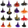 Rose Witch Hat In Red Black And Purple Perfect For Halloween Party And Costume