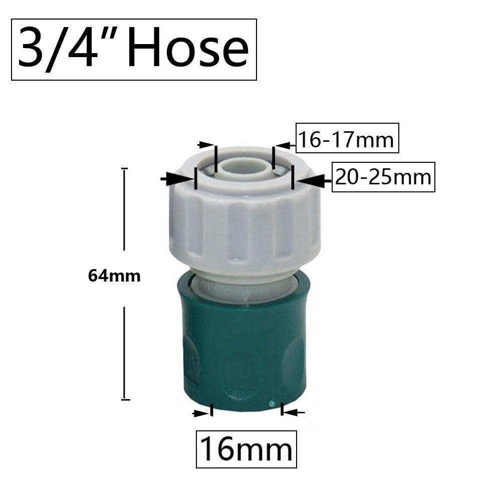Garden Hose Quick Connector 1/4 3/8 1/2 3/4 1 Inch Stop Water Connector Garden Irrigation Water Coupler Watering Pipe Fitting