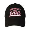 SLEEPYSLIP BB DO WHAT BLACK BALL CAP