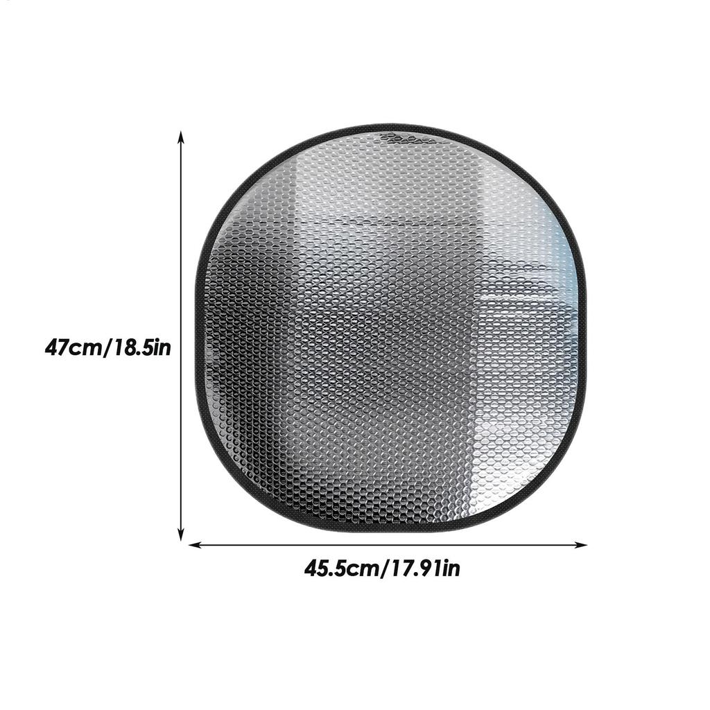 Steering Wheel Sun Cover Foldable Insulation Wrap Waterproof Reflective Steering Wheel Cover For Parking Driving Travel Summer