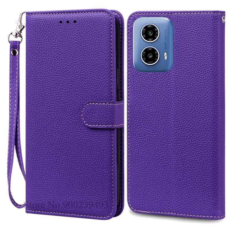 Для Moto G34 5G чехол кожаный кошелек раскладной телефон чехол для Motorola G34 5G чехол книжка чехол для Moto G34 чехол Fundas Shell