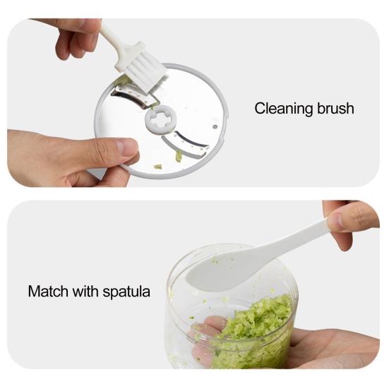 Измельчитель чеснока с ручкой Хороший захват Экономия труда Съемный Беспроводной Электрический Пресс для чеснока Имбирь Чили Фрукты Мясо