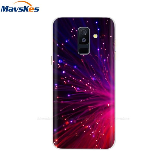 Силиконовый чехол для Samsung Galaxy A6, чехол для двух SIM-карт, Sm A600 A600f, чехол для Samsung A6 Plus A605 A605f, чехол