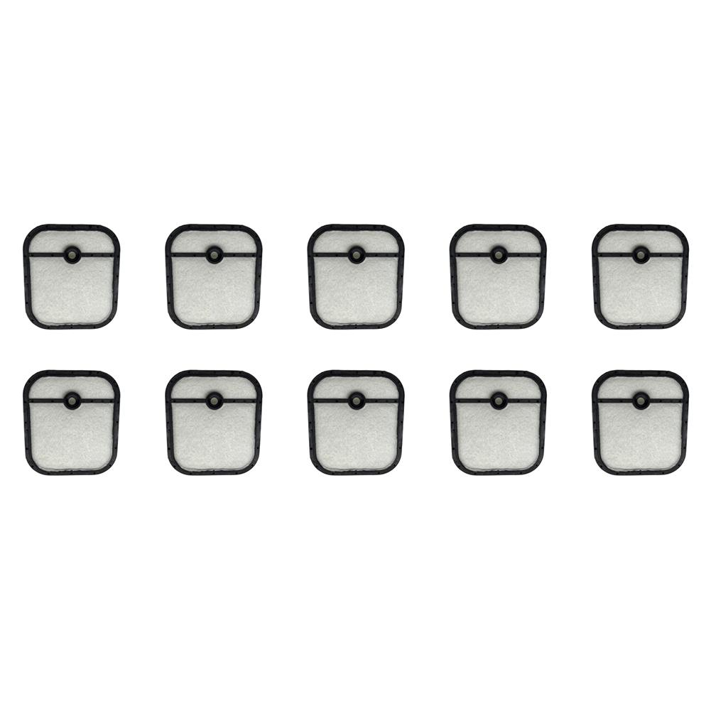 Set of 10 air filters replacement compatible with BCZ260TS BCZ230TS BCZ2660TS replace 528074701 for trimmer use