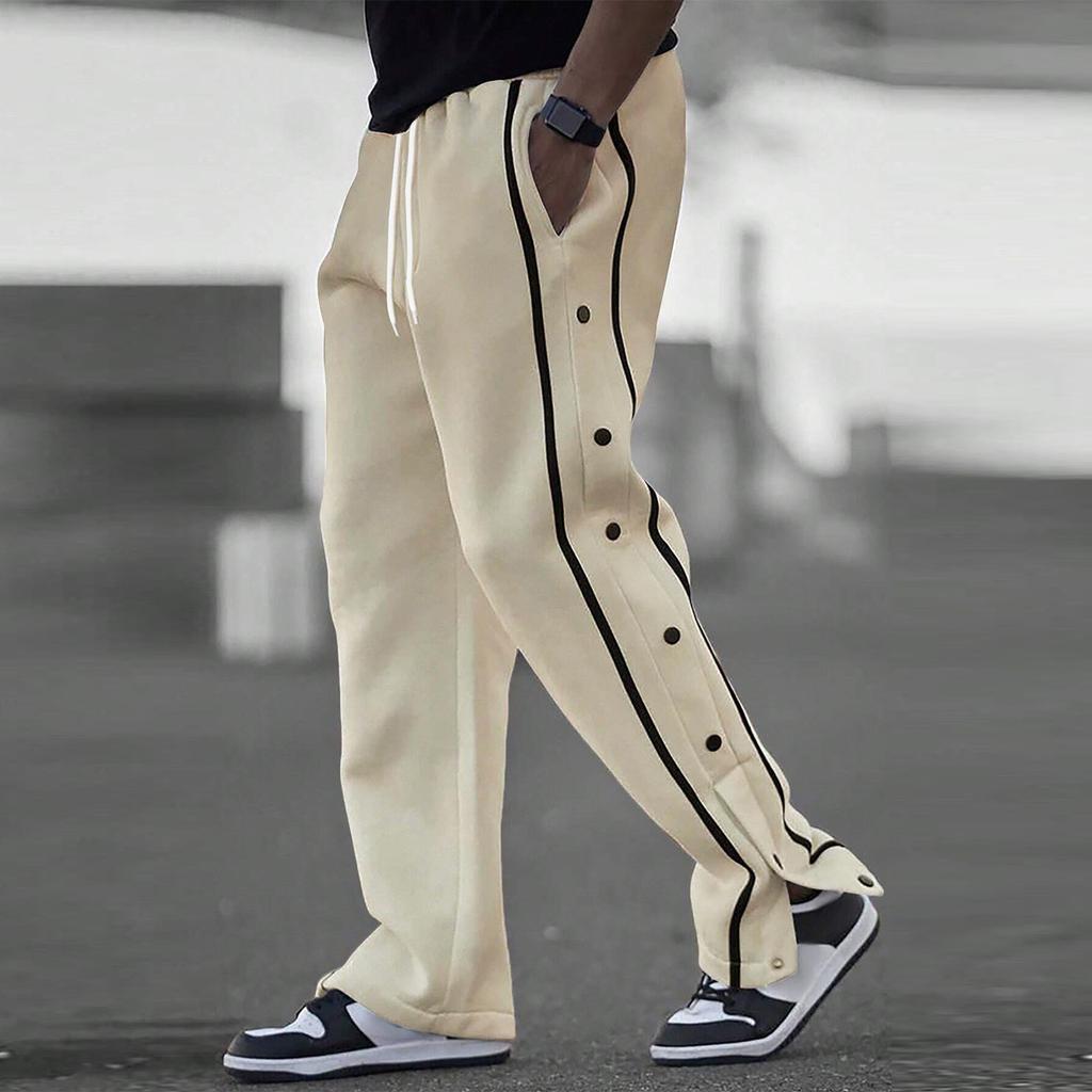 Men's Overalls Drawstring Multi Pocket Casual Pants Hiking Pants Cotton Twill Pants