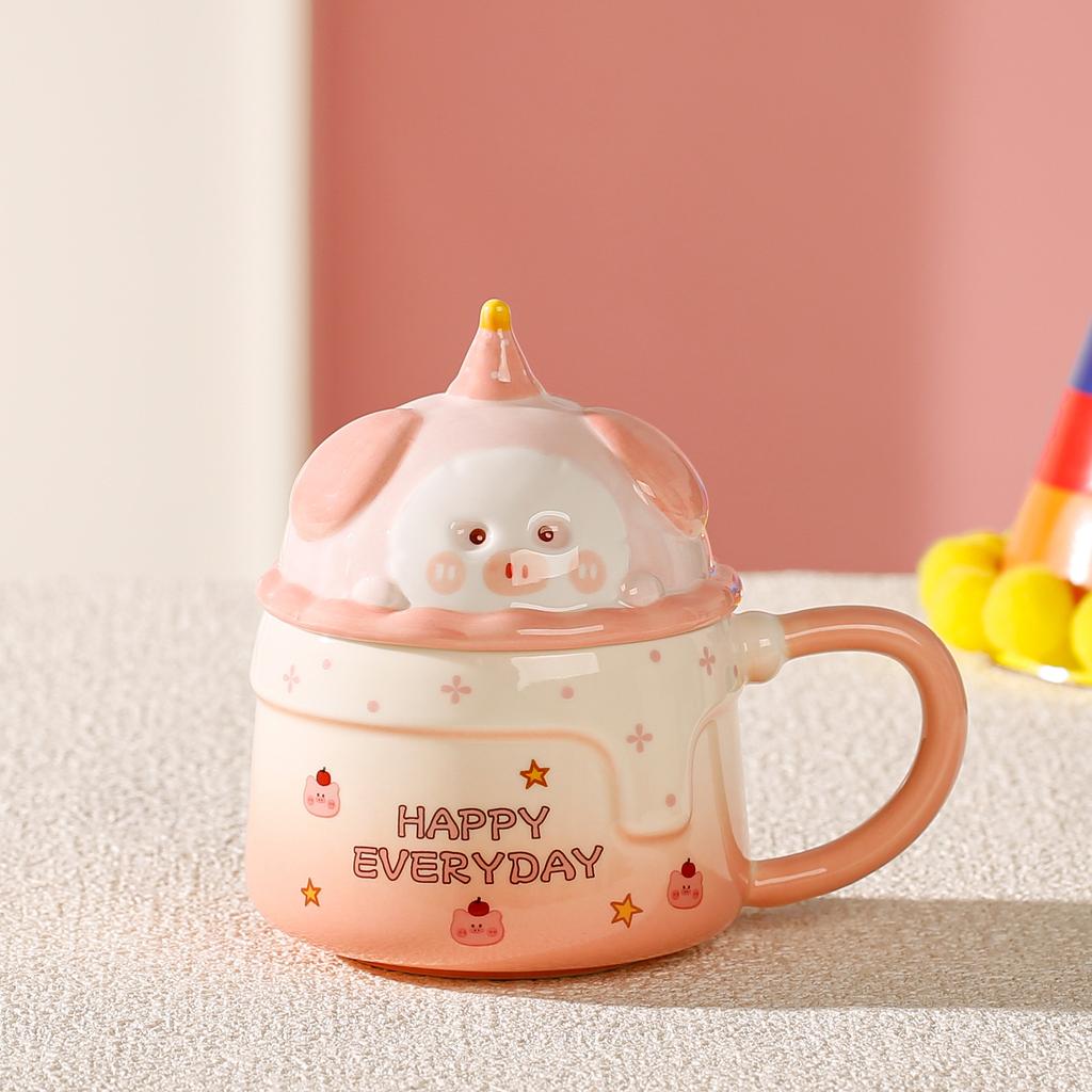 Birthday Gift Cup for Girls To Give Their Best Friend A Good Looking Birthday Gift for Students Cute Cute Practical Gift for Pig