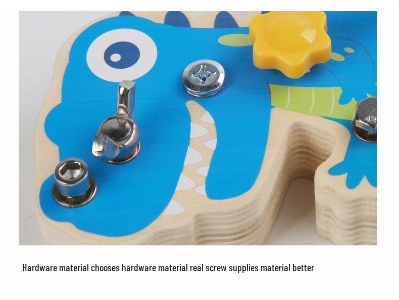 Деревянный набор игрушек для рыбалки с динозаврами: Улучшает координацию рук и глаз и мелкую моторику у детей