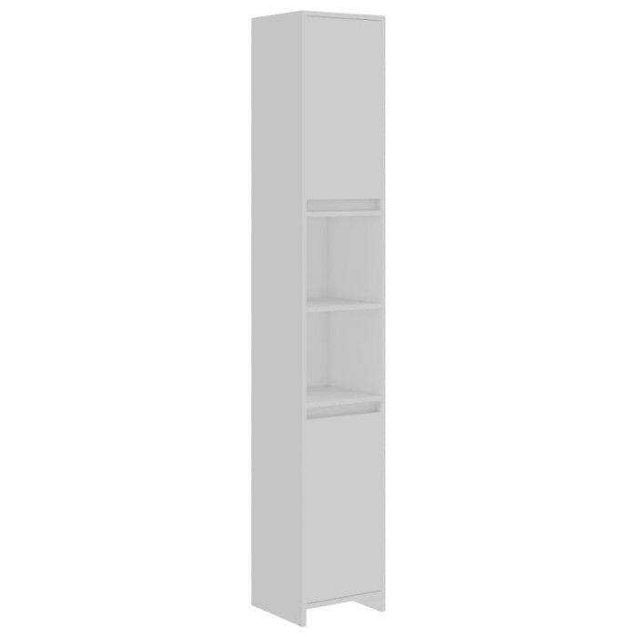 VidaXL Bathroom Cabinet White 30x30x183.5 Cm Engineered Wood 802669