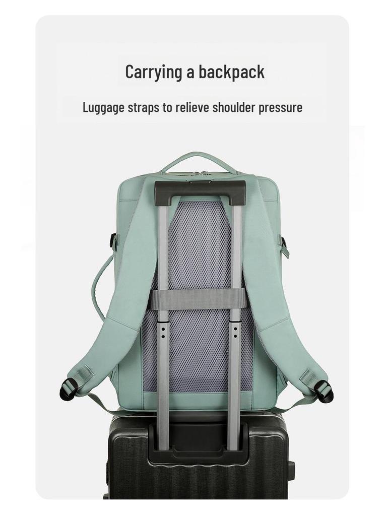 Универсальный расширяемый рюкзак: Вместительный, модный, идеально подходит для поездок на работу или в командировки