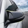 2PCS For LHD Benz E GLC S C Class W205 W213 X253 W222 W238 Car Rearview Door Side Mirror Cover Wing Cap Exterior Shell Trim ABS